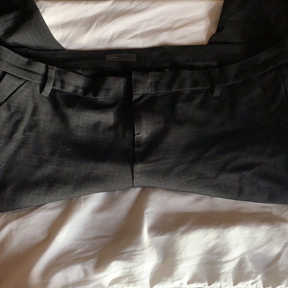 KUT from the kloth sz 16 🎃HP🎃 black/black houndstooth pants EUC - Picture 2 of 10